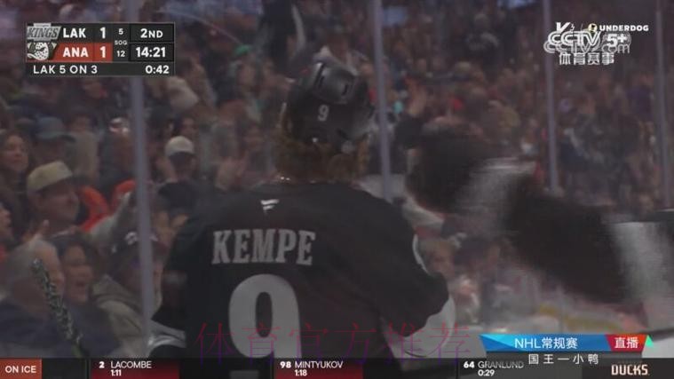 常规赛:洛杉矶国王VS阿纳海姆小鸭 常规赛:洛杉矶国王VS阿纳海姆小鸭